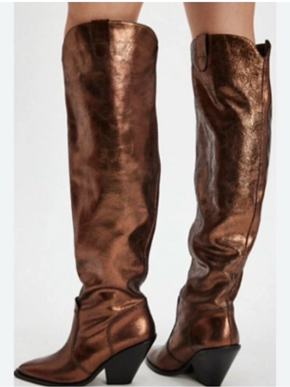 š Free People Triple Crown Over-The-Knee Slouch Boots